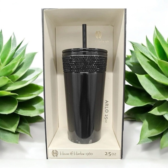 House of Harlow 1960 Other - New!House of Harlow 1960 Black Tumbler with Straw